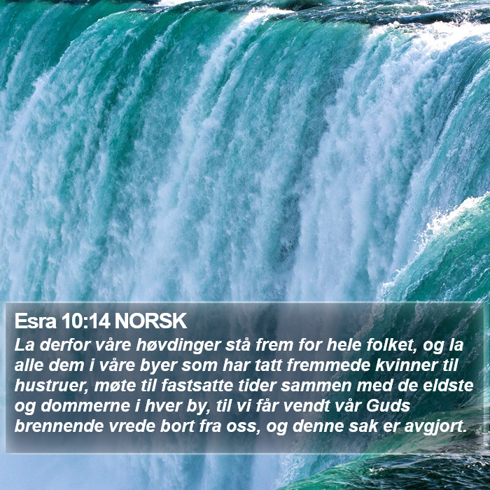 Esra 10:14 NORSK Bible Study