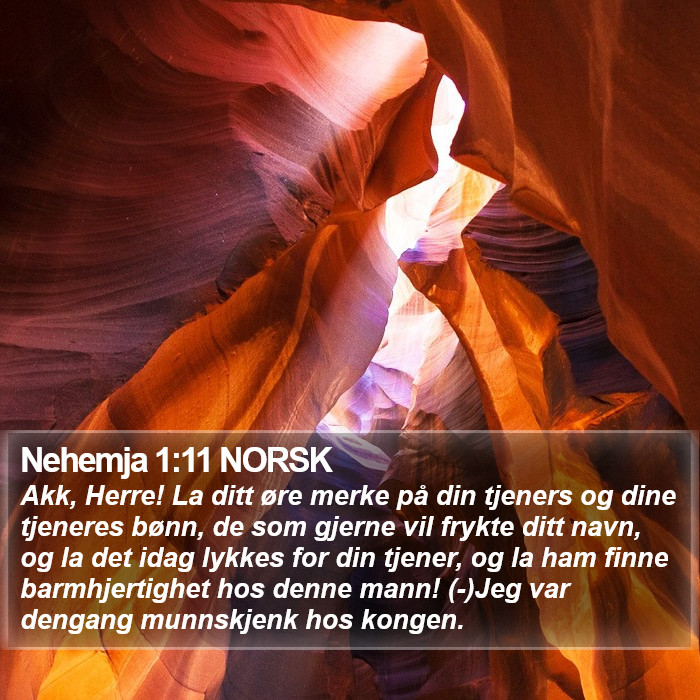 Nehemja 1:11 NORSK Bible Study