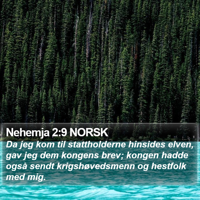 Nehemja 2:9 NORSK Bible Study