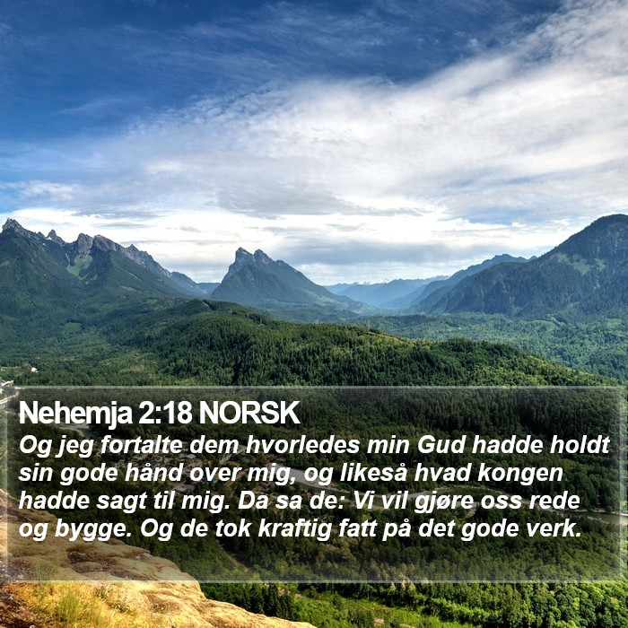 Nehemja 2:18 NORSK Bible Study