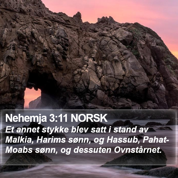 Nehemja 3:11 NORSK Bible Study