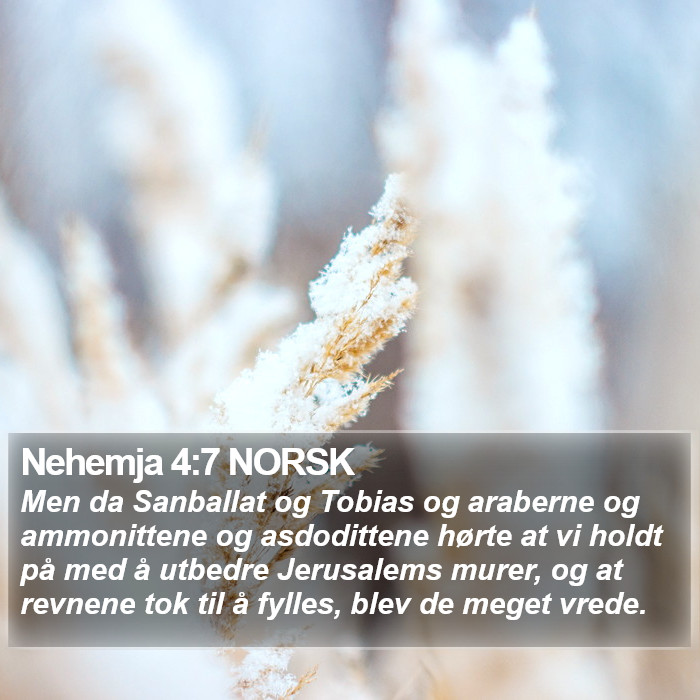 Nehemja 4:7 NORSK Bible Study