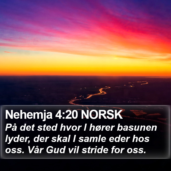 Nehemja 4:20 NORSK Bible Study