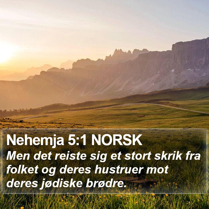 Nehemja 5:1 NORSK Bible Study