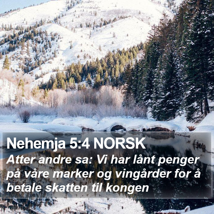 Nehemja 5:4 NORSK Bible Study