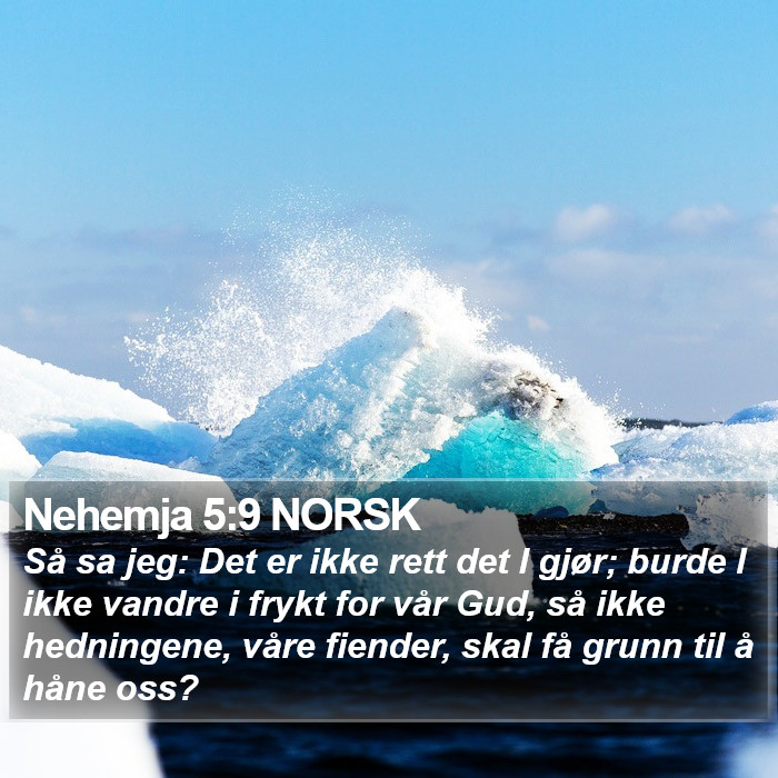 Nehemja 5:9 NORSK Bible Study