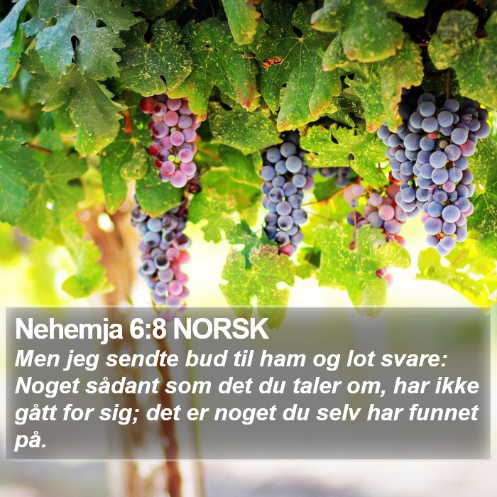 Nehemja 6:8 NORSK Bible Study