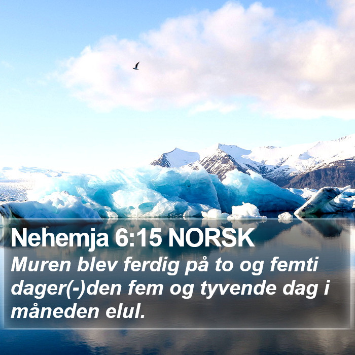 Nehemja 6:15 NORSK Bible Study