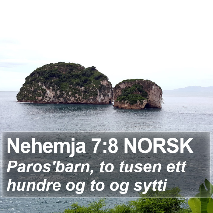 Nehemja 7:8 NORSK Bible Study