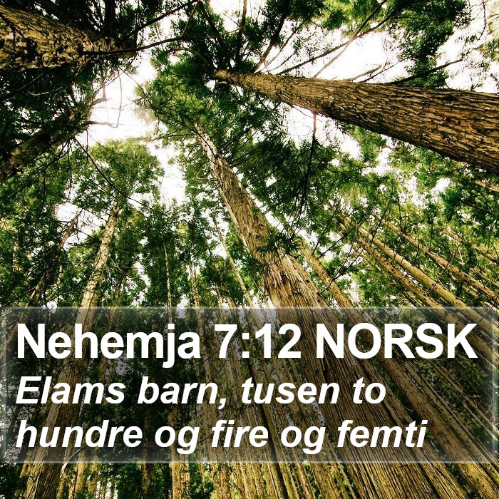 Nehemja 7:12 NORSK Bible Study