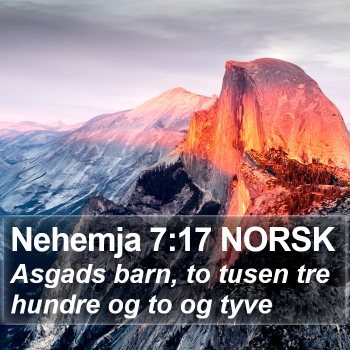 Nehemja 7:17 NORSK Bible Study