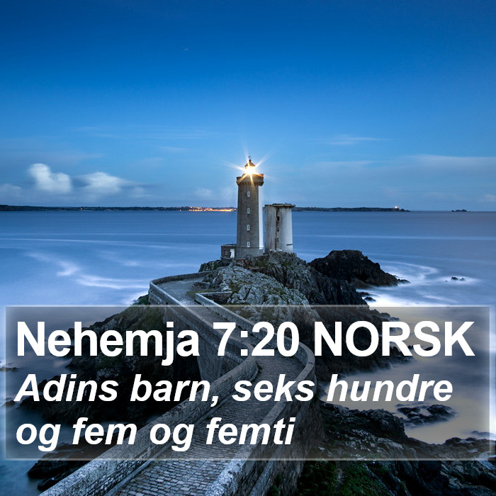 Nehemja 7:20 NORSK Bible Study