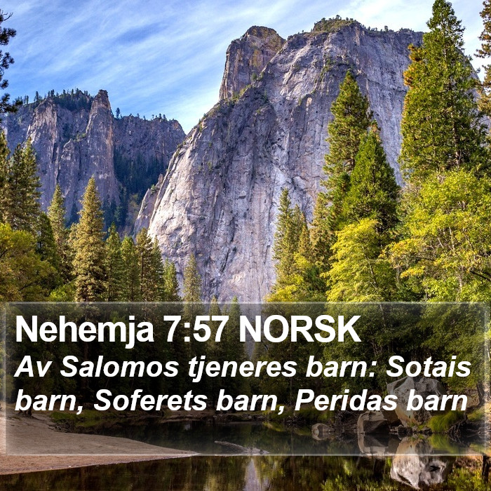 Nehemja 7:57 NORSK Bible Study