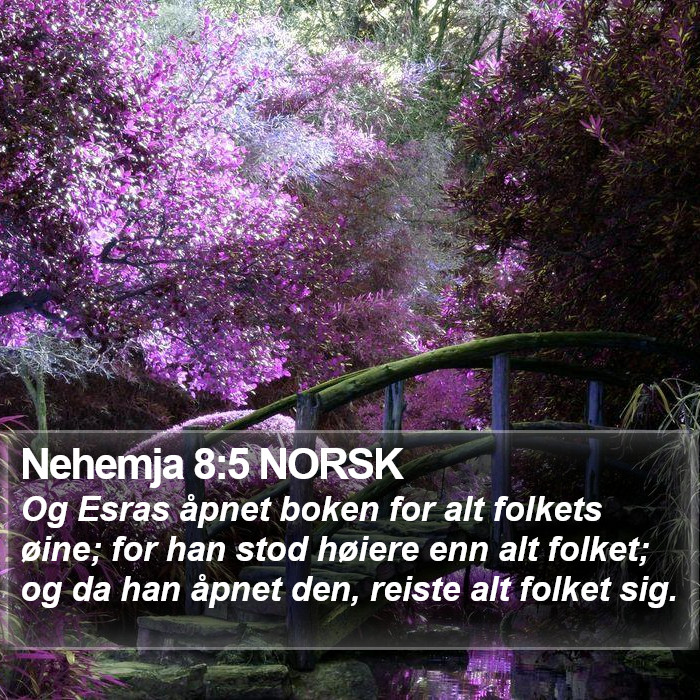 Nehemja 8:5 NORSK Bible Study