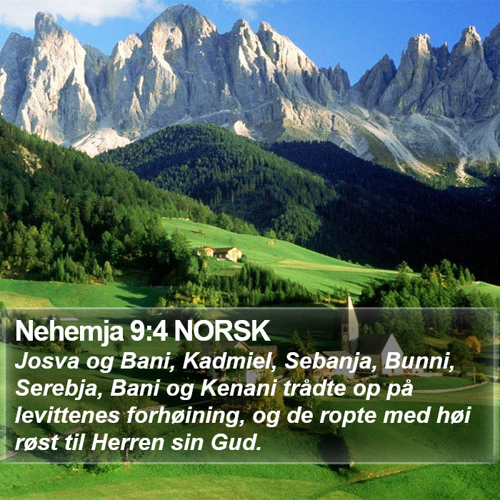 Nehemja 9:4 NORSK Bible Study