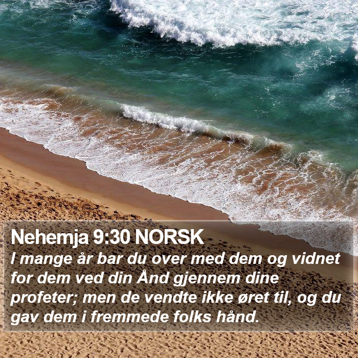 Nehemja 9:30 NORSK Bible Study