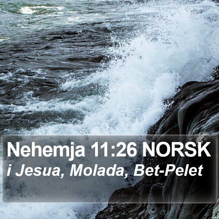 Nehemja 11:26 NORSK Bible Study