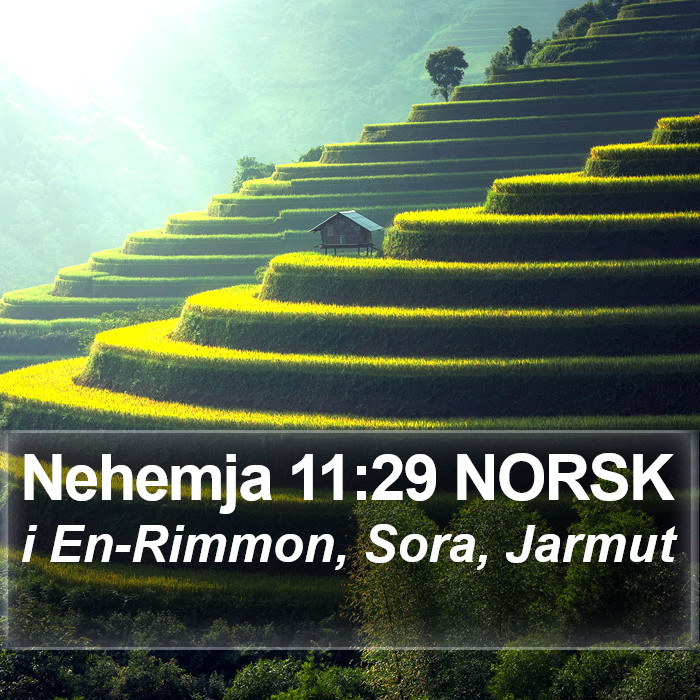 Nehemja 11:29 NORSK Bible Study