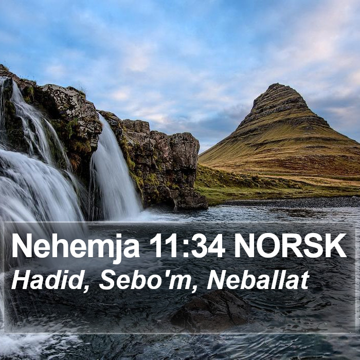 Nehemja 11:34 NORSK Bible Study