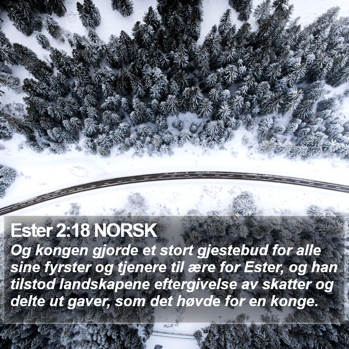Ester 2:18 NORSK Bible Study