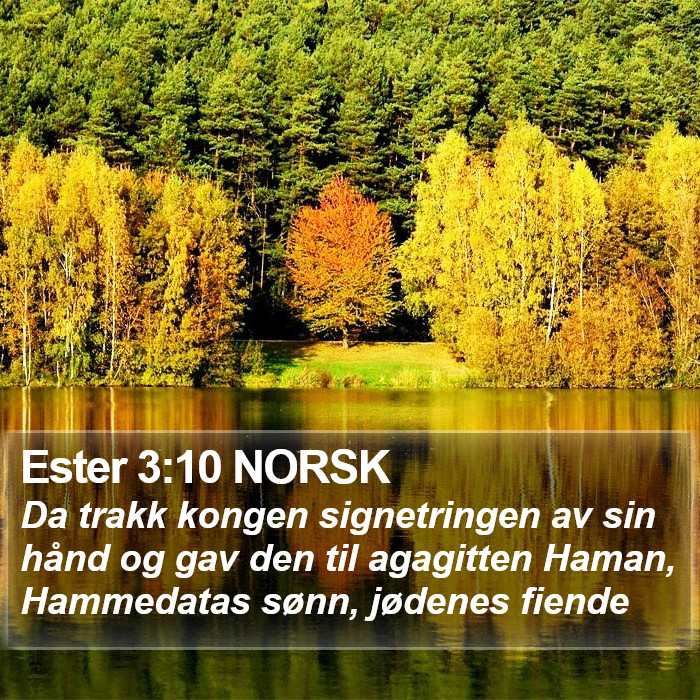 Ester 3:10 NORSK Bible Study
