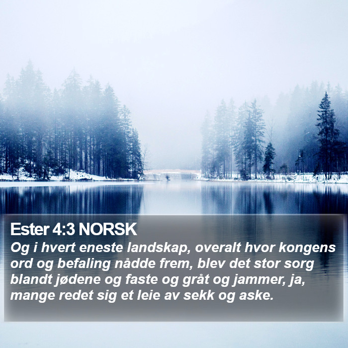 Ester 4:3 NORSK Bible Study