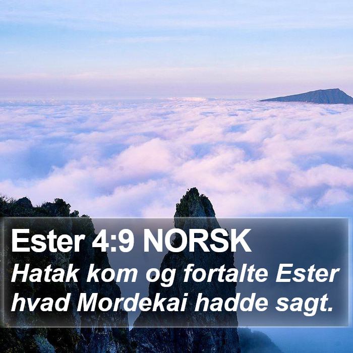 Ester 4:9 NORSK Bible Study