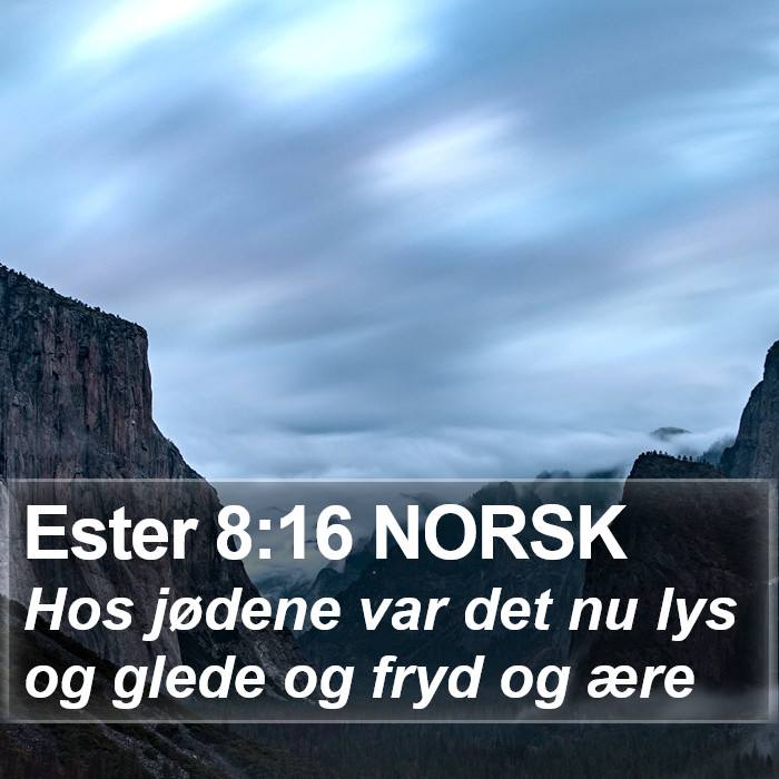Ester 8:16 NORSK Bible Study