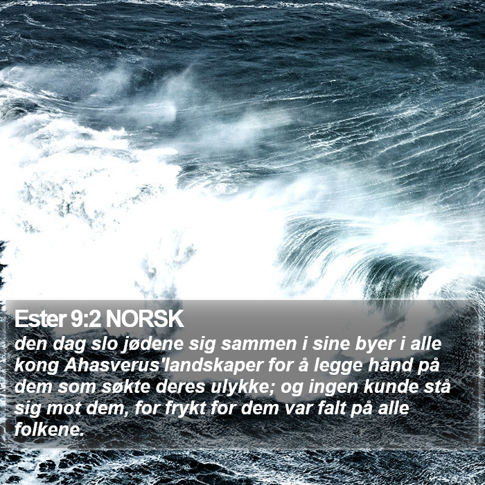 Ester 9:2 NORSK Bible Study