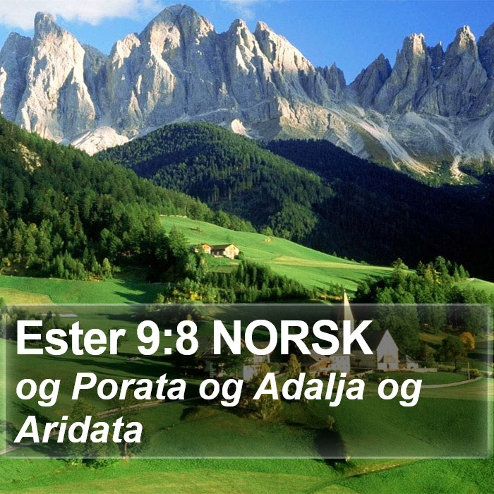 Ester 9:8 NORSK Bible Study