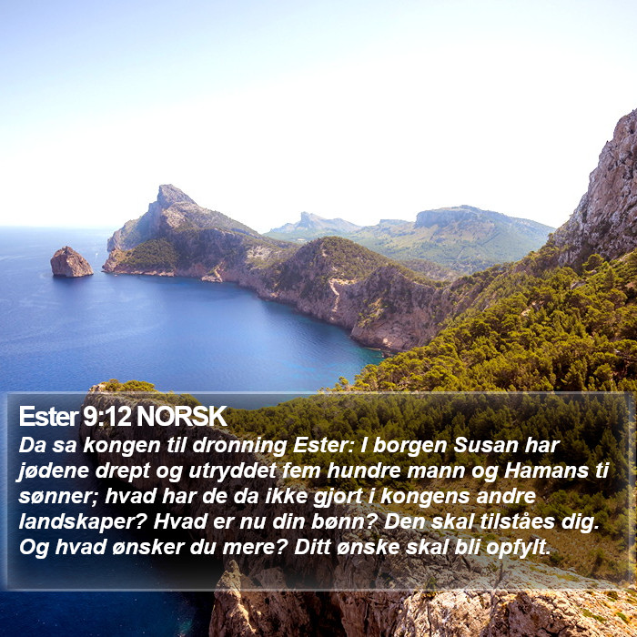 Ester 9:12 NORSK Bible Study