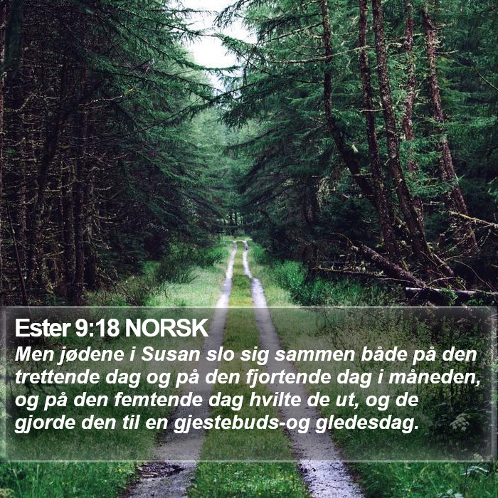 Ester 9:18 NORSK Bible Study