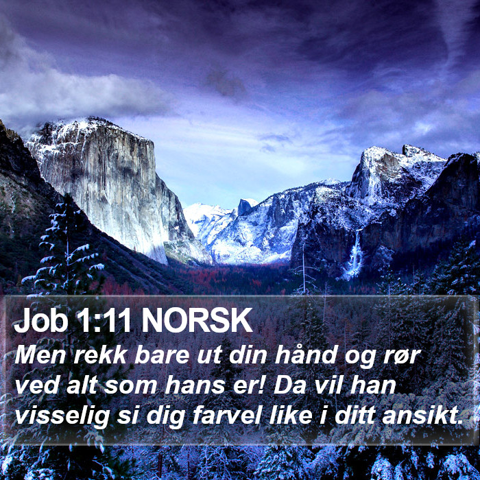 Job 1:11 NORSK Bible Study