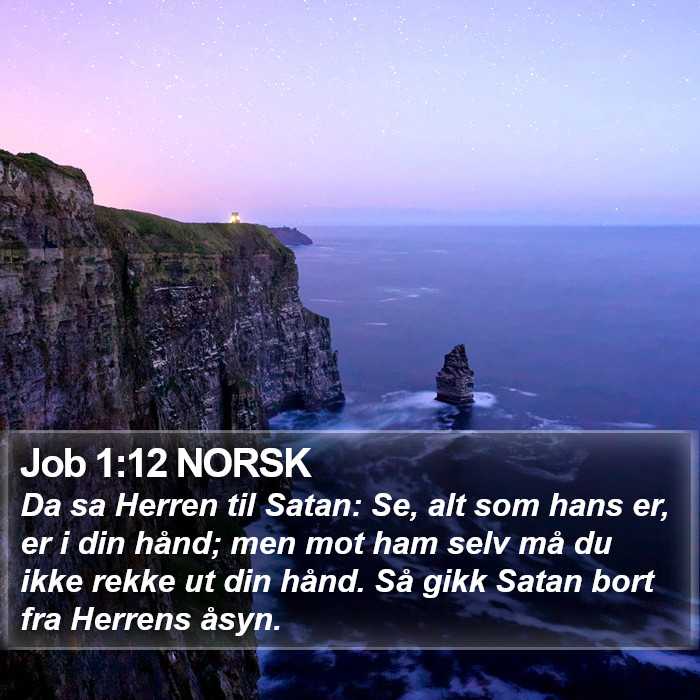 Job 1:12 NORSK Bible Study