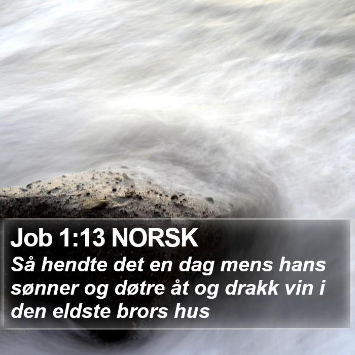 Job 1:13 NORSK Bible Study