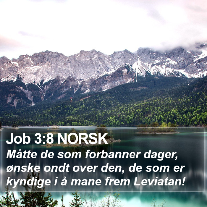 Job 3:8 NORSK Bible Study