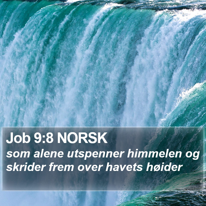 Job 9:8 NORSK Bible Study