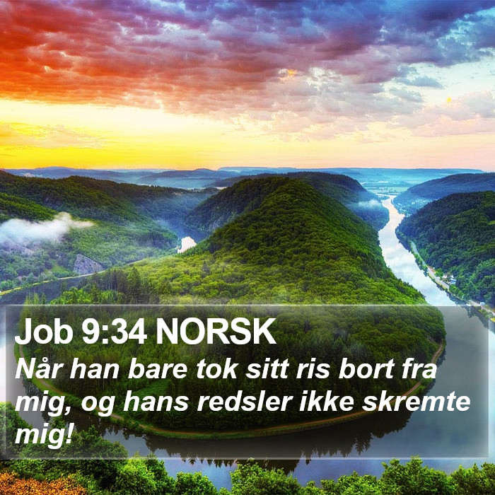 Job 9:34 NORSK Bible Study