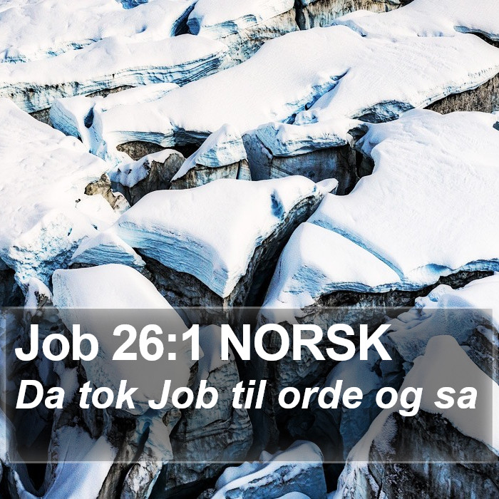 Job 26:1 NORSK Bible Study