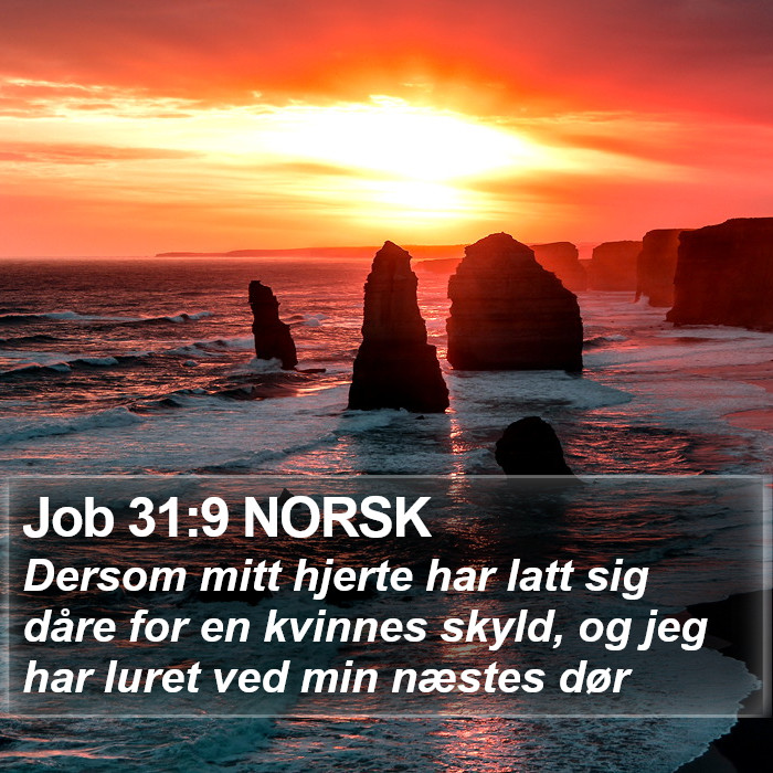 Job 31:9 NORSK Bible Study