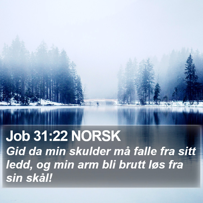 Job 31:22 NORSK Bible Study