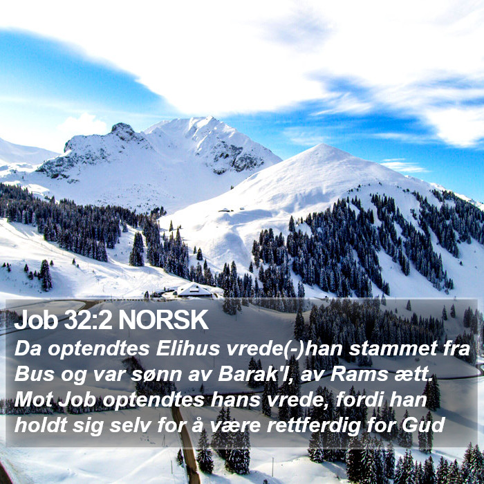 Job 32:2 NORSK Bible Study