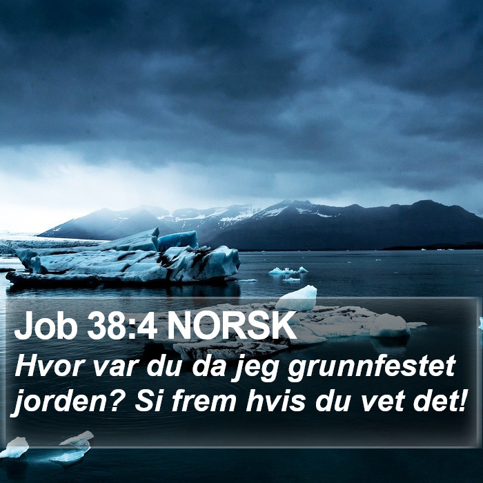 Job 38:4 NORSK Bible Study