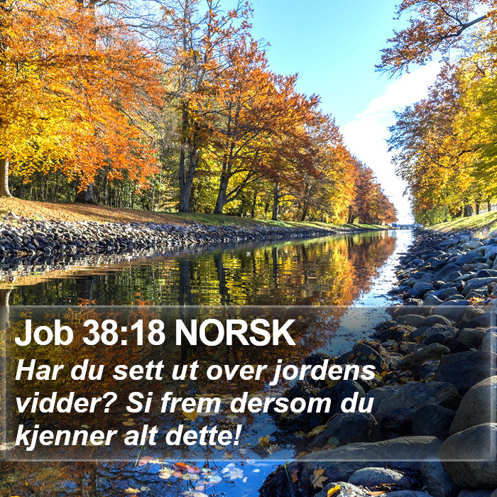 Job 38:18 NORSK Bible Study