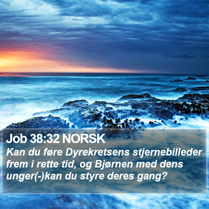 Job 38:32 NORSK Bible Study