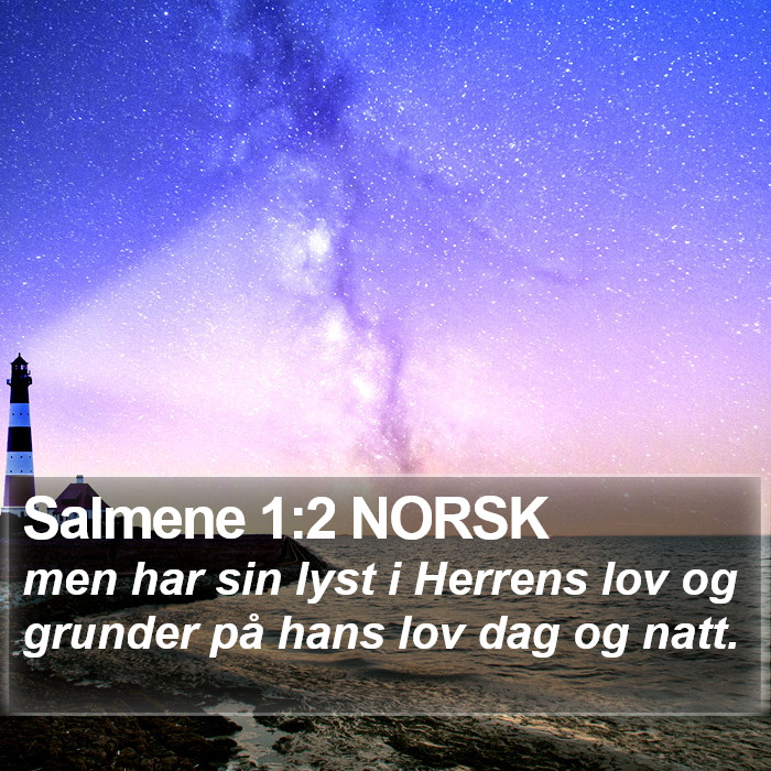 Salmene 1:2 NORSK Bible Study