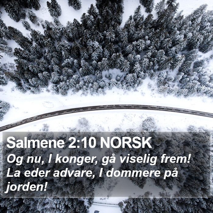 Salmene 2:10 NORSK Bible Study