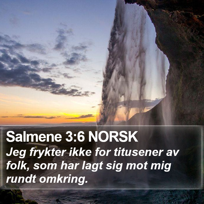 Salmene 3:6 NORSK Bible Study