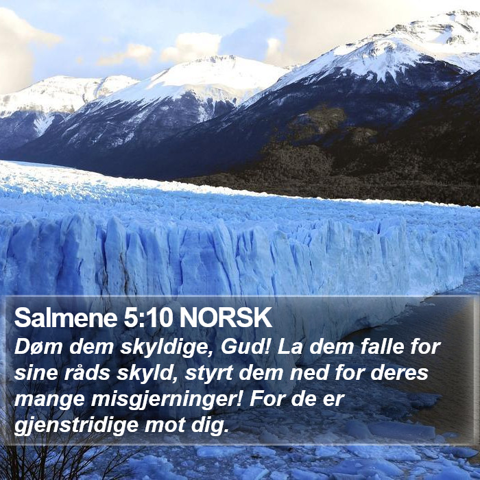 Salmene 5:10 NORSK Bible Study