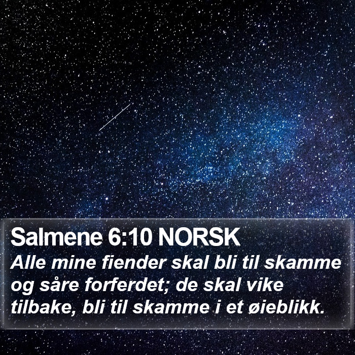 Salmene 6:10 NORSK Bible Study